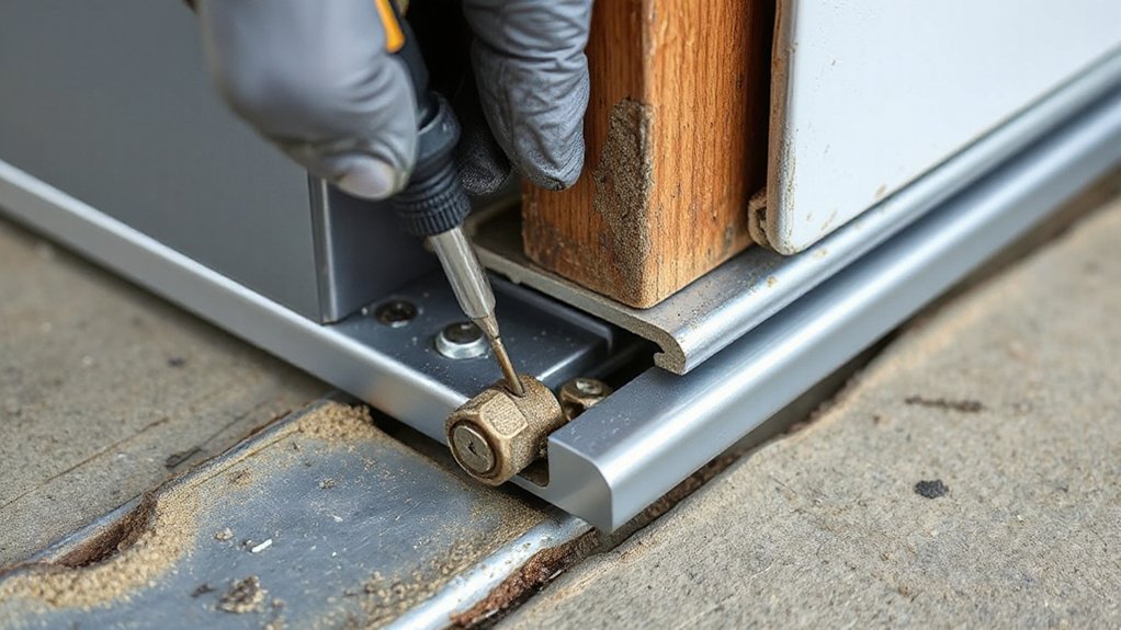 adjust threshold screws properly