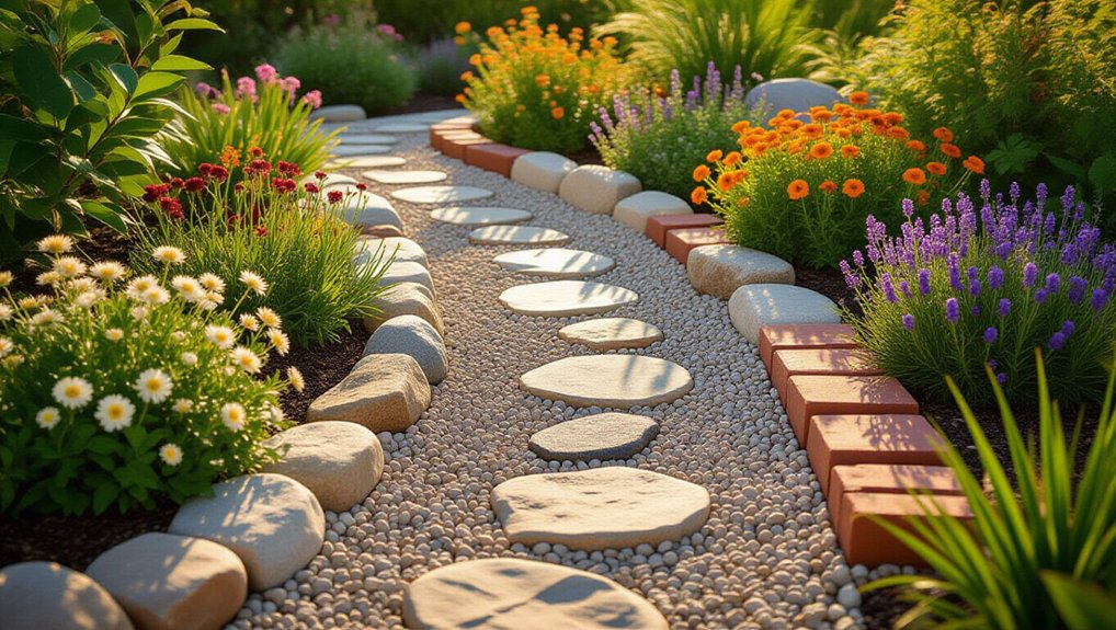 affordable sunny rock garden