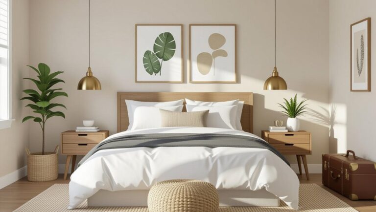 budget friendly stylish guest room