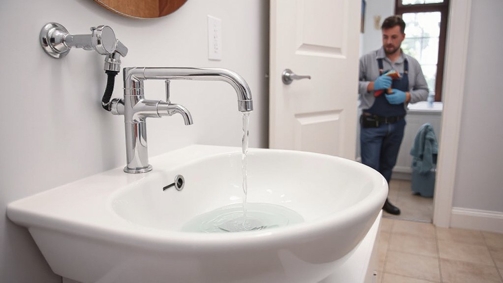 call plumber for persistent leaks