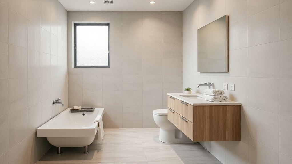 calm muted spa tones