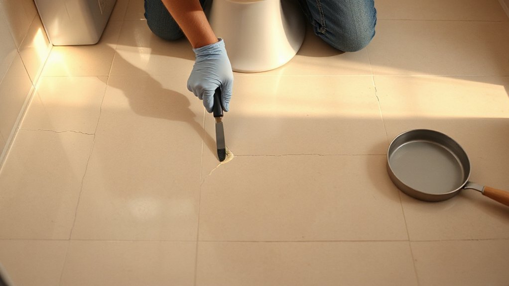 causes of tile cracking