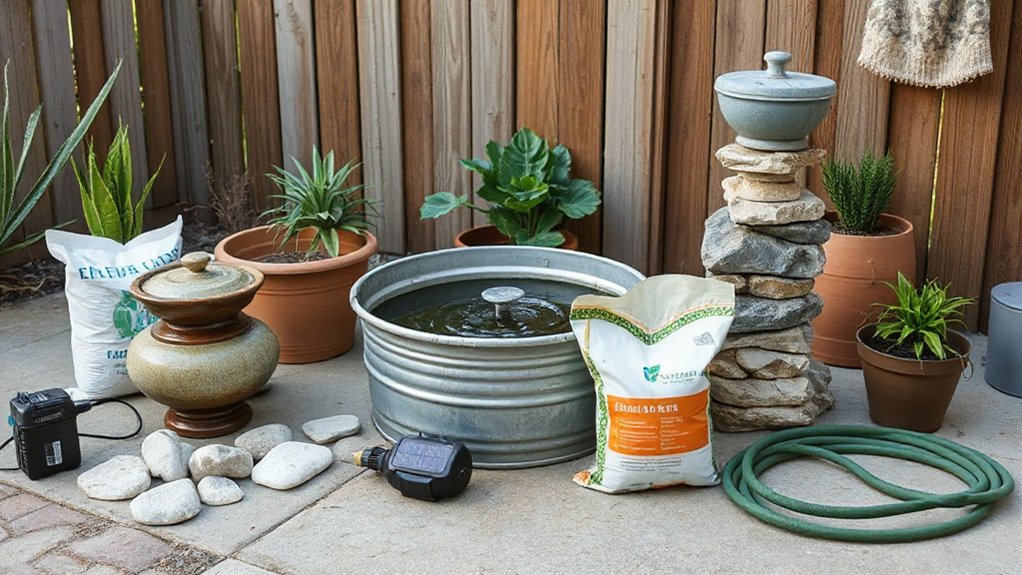 choose appropriate water feature