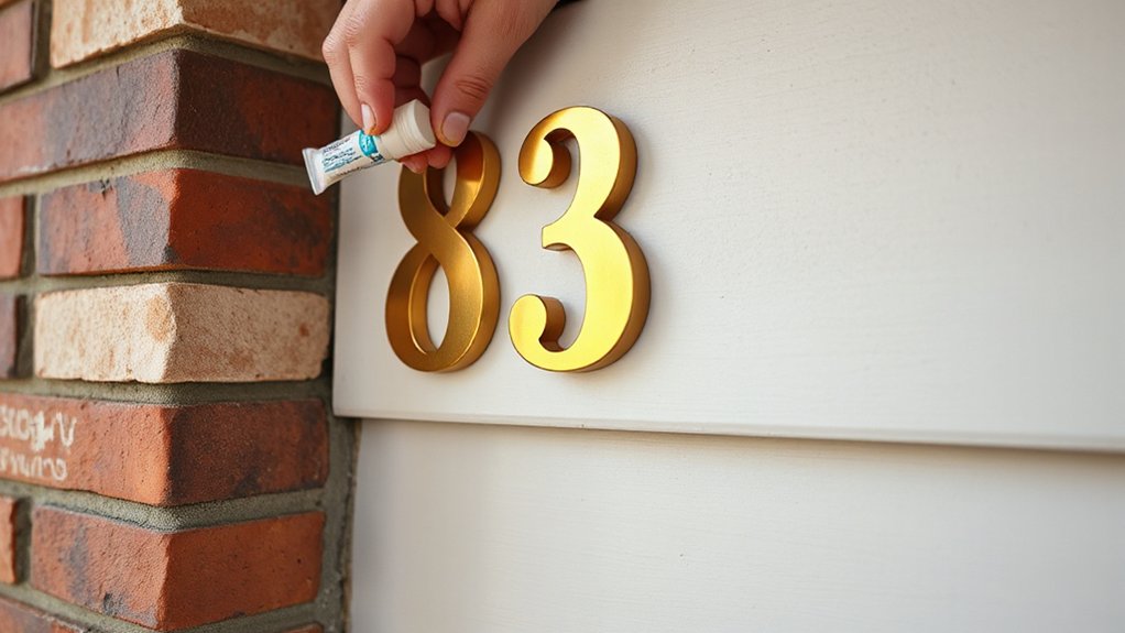 How to Fix Loose Exterior House Numbers Without Damaging the Wall