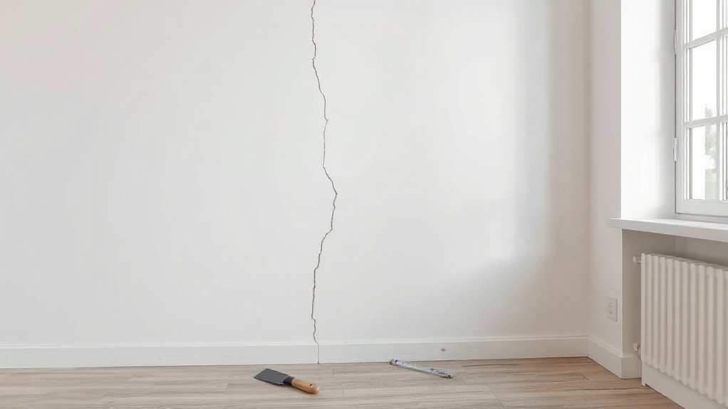classify and document wall cracks