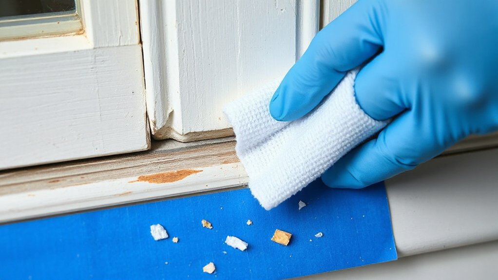 clean dry and prep window