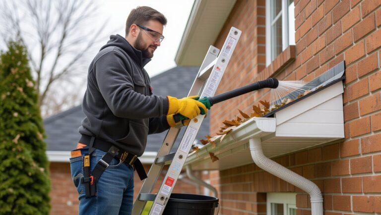 clear downpipes safely from ground