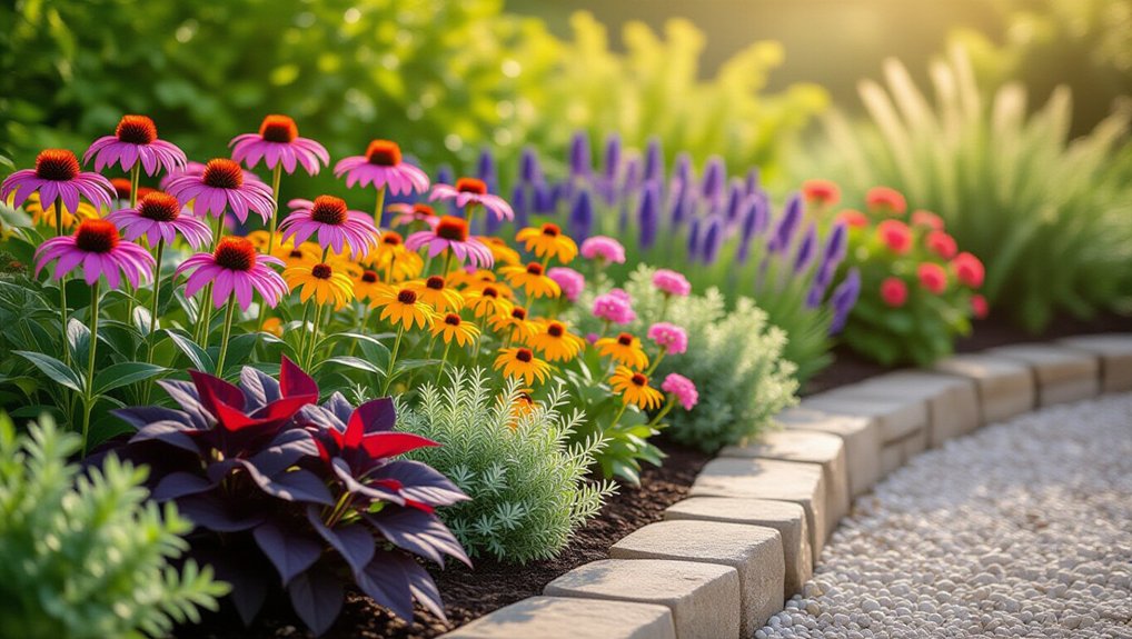 colorful perennial garden ideas