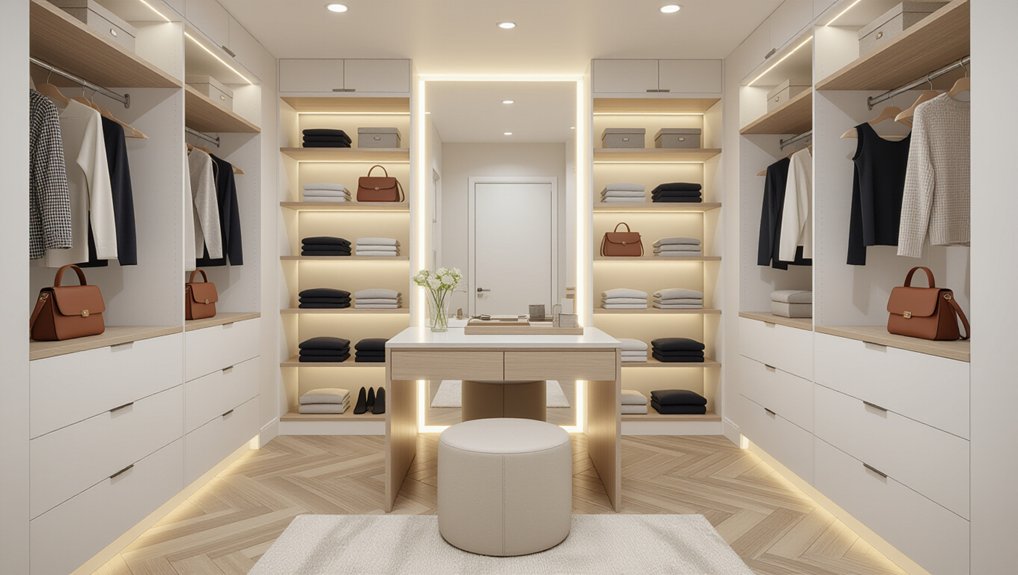 contemporary built in wardrobe