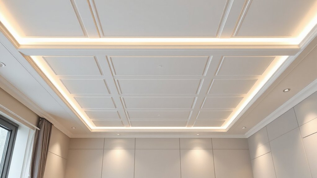 decorative ceiling panel installation