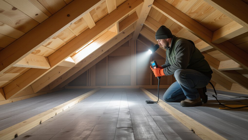 detecting early roof leaks