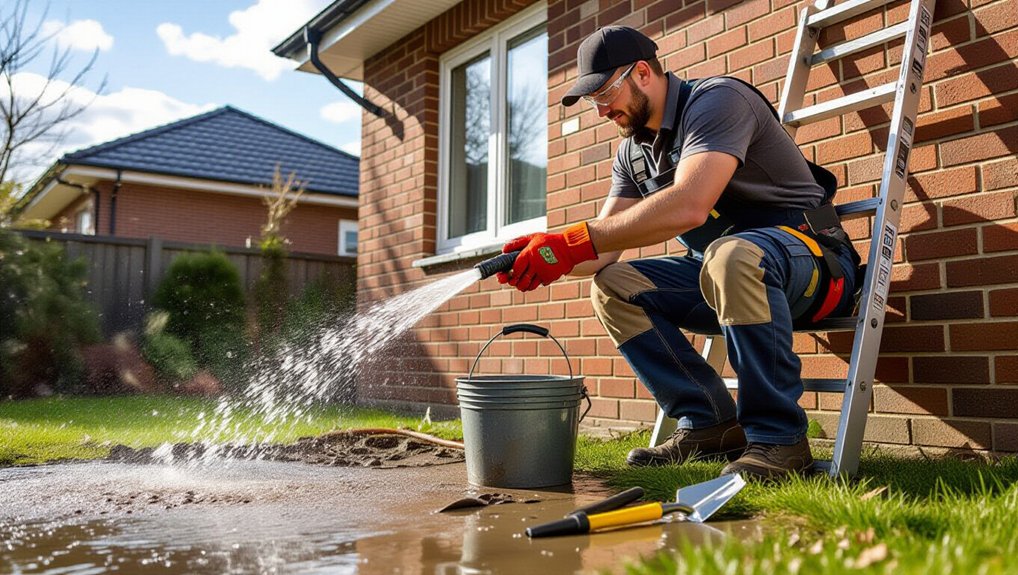 diy downpipe cleaning method
