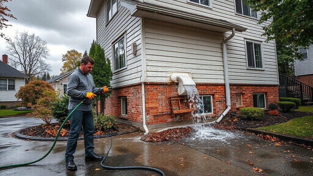downpipe blockage warning signs