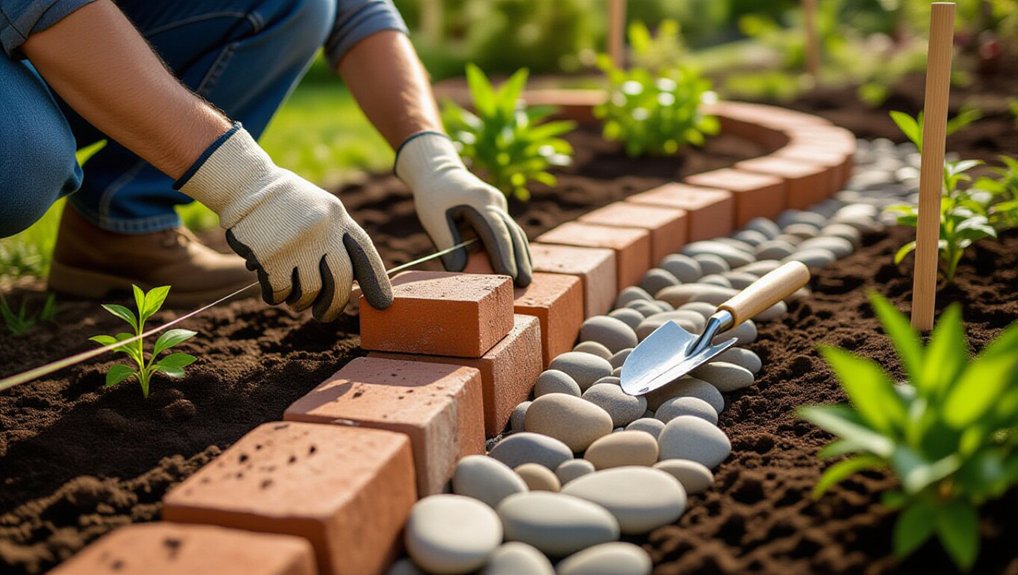 easy budget garden border
