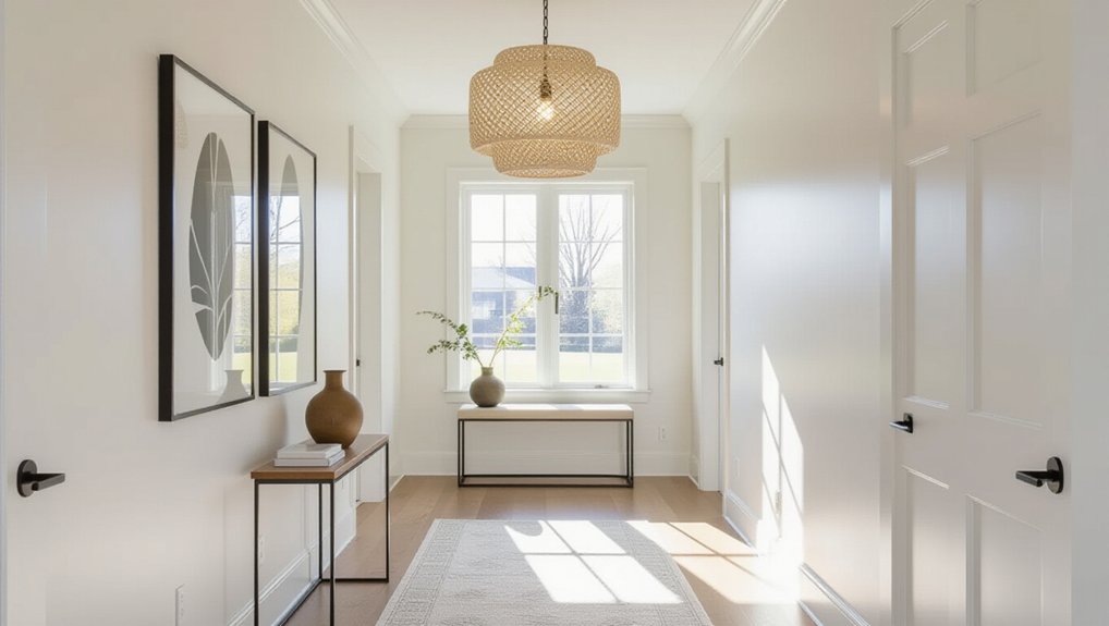 elegant hallway lighting design