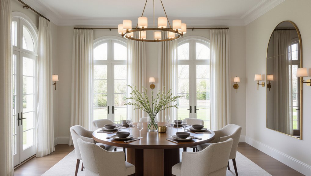 elegant transformation of dining room