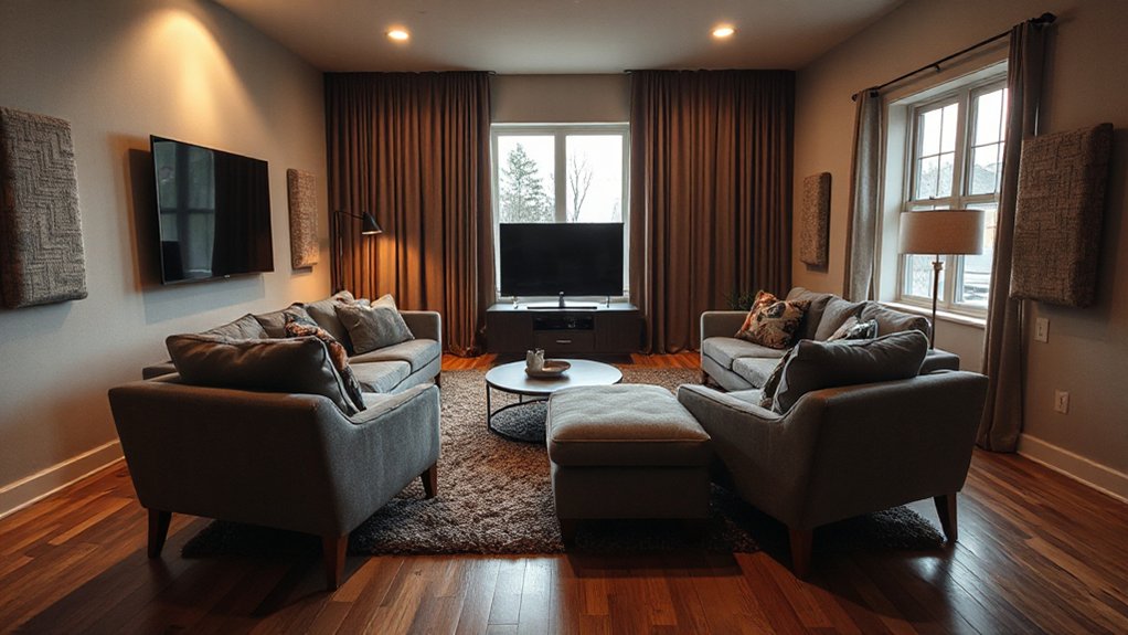 furniture placement reduces echo