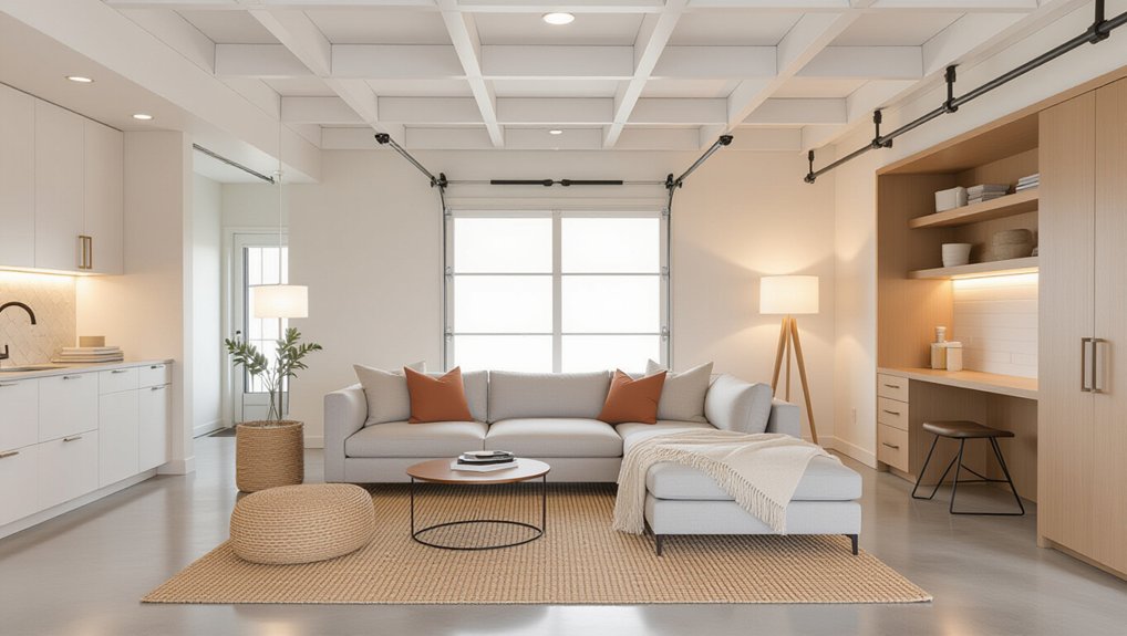 garage conversion for living