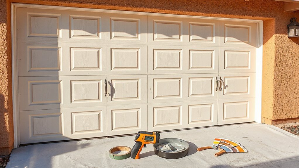 garage door heat preparation