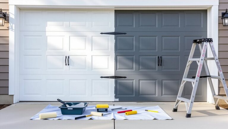 garage door repainting tips