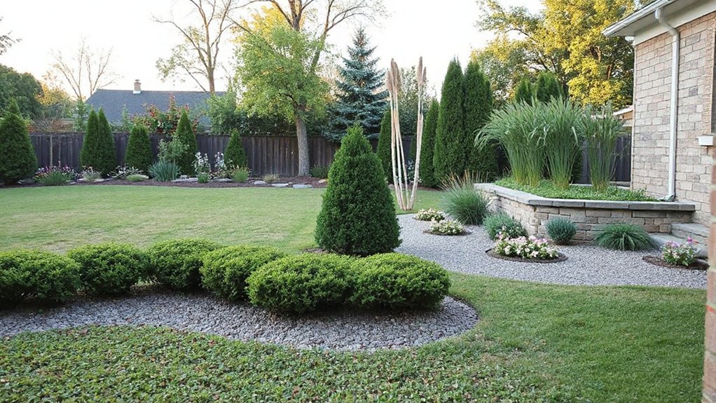 hierarchical planting height design