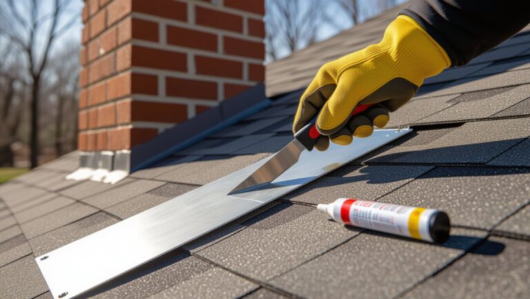 identify and repair flashing gaps