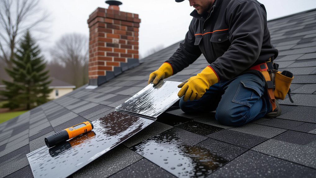 identify and repair flashing