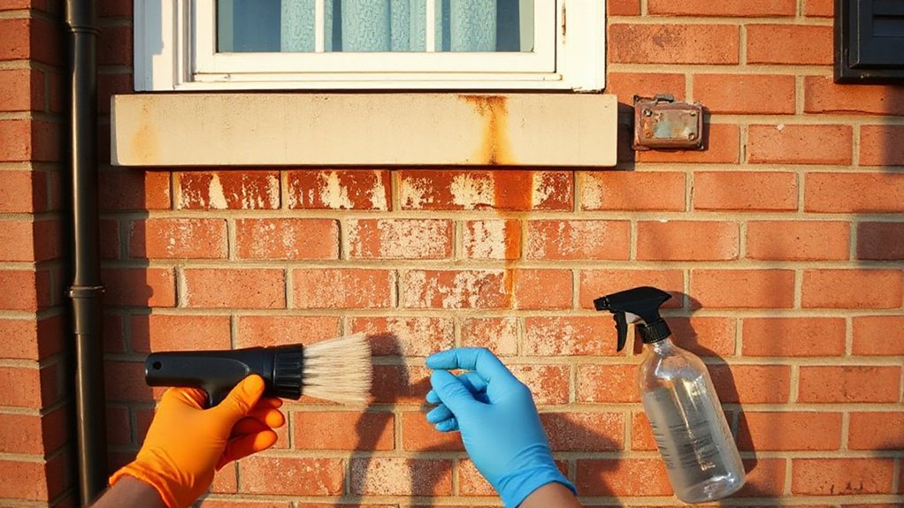 identify brick discoloration causes