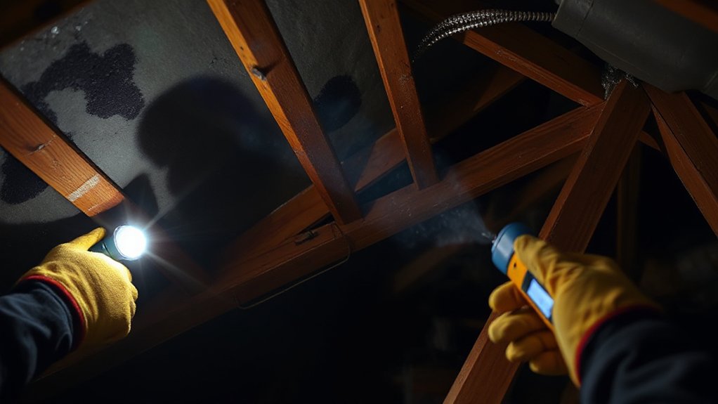 identify leak versus condensation