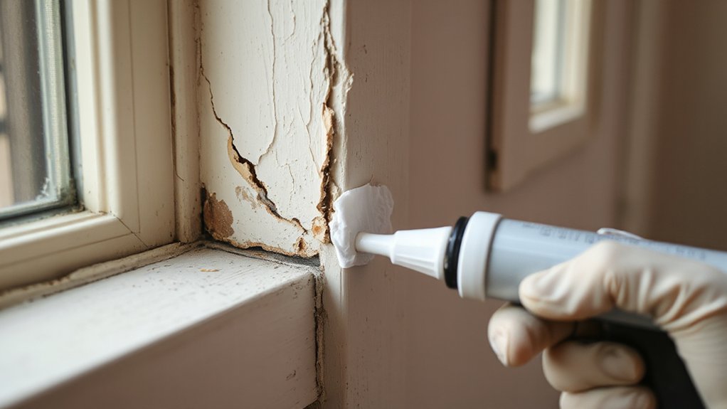 inspect cracks stains deterioration