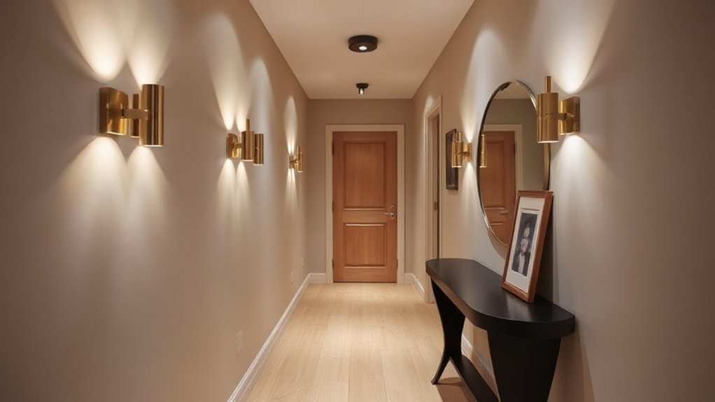 layered lighting with dimmers
