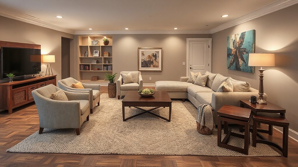 layered storage and lighting