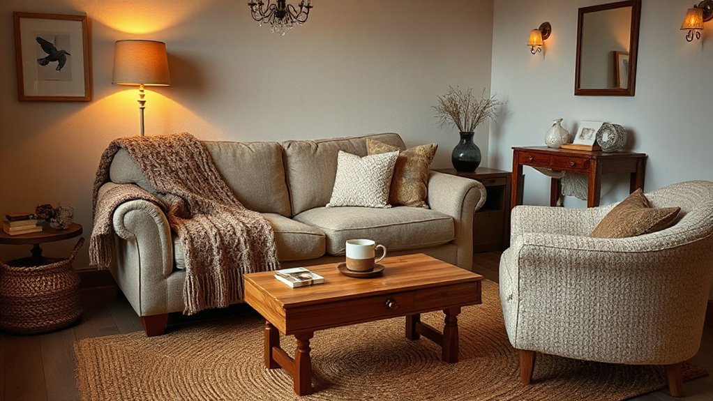 layered warm tactile accents