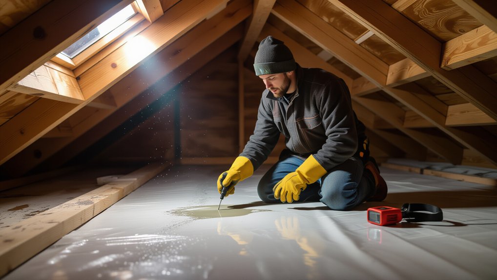 loft roof leak detection