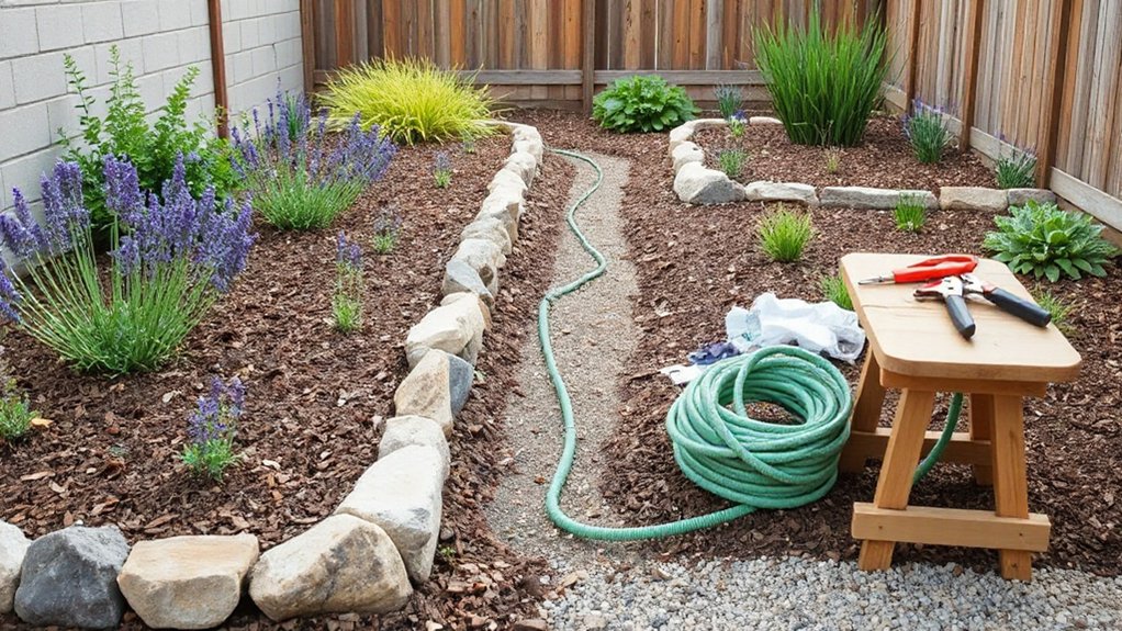 low maintenance garden design plan