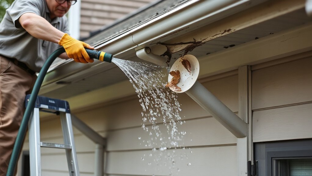 low pressure gutter flush