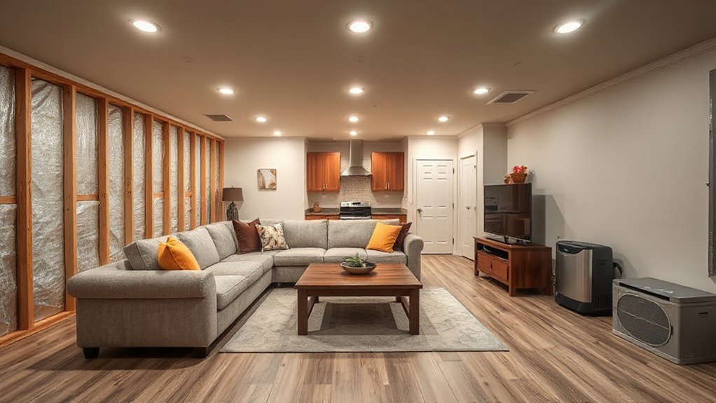 moisture resistant basement flooring