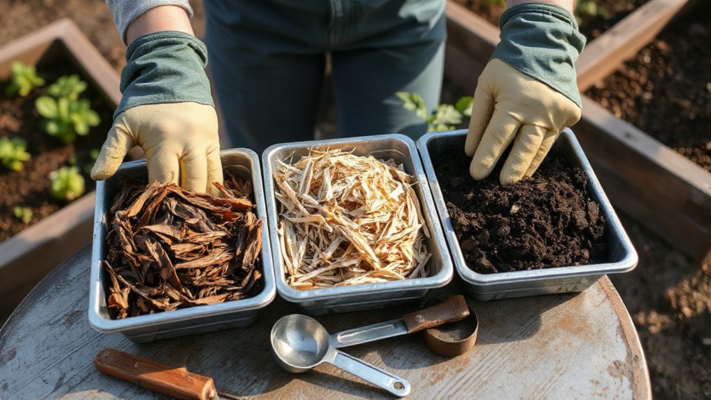 mulch comparison cost longevity weed control