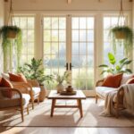 natural relaxing sunroom