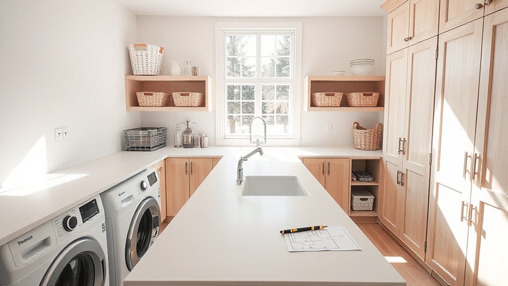 optimize laundry workflow layout
