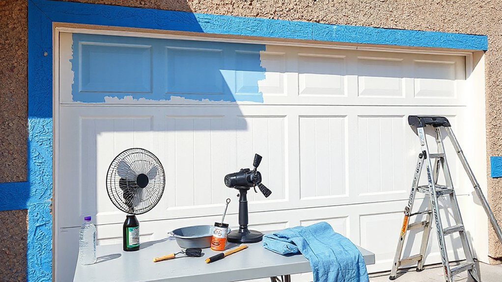 plan for hot weather painting