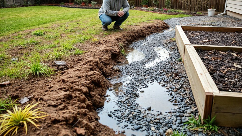 poor soil drainage and compaction