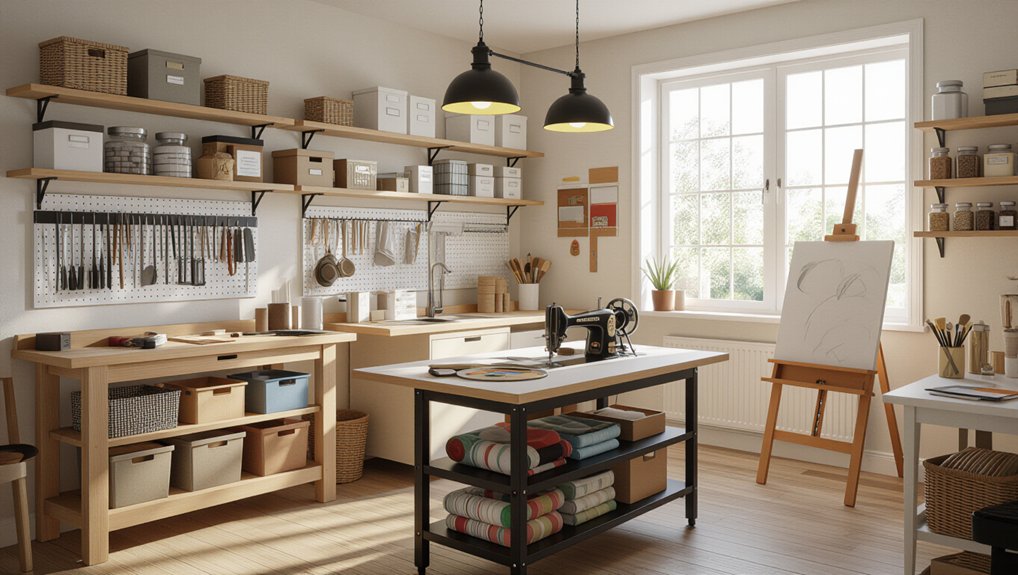 purposeful hobby room design