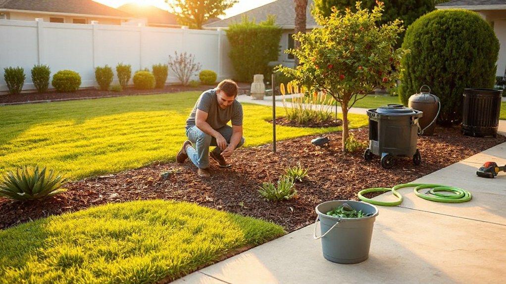 quick weekly yard maintenance