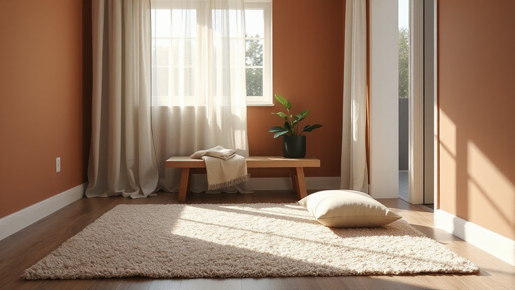 quiet secluded meditation corner