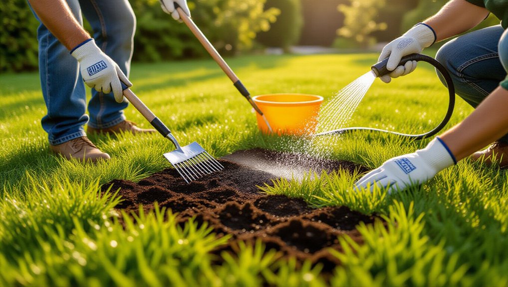 repair lawn without reseeding