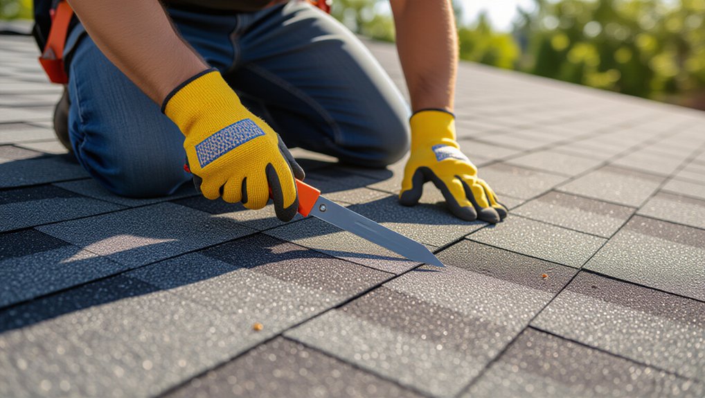 replace damaged roof tile