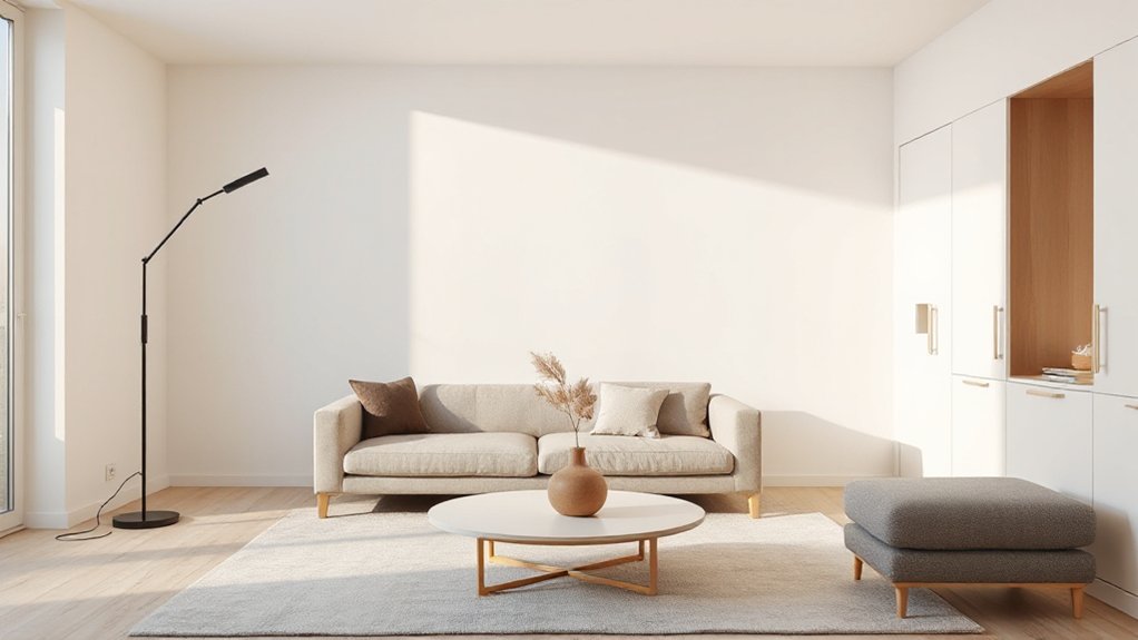 restrained neutral color palette