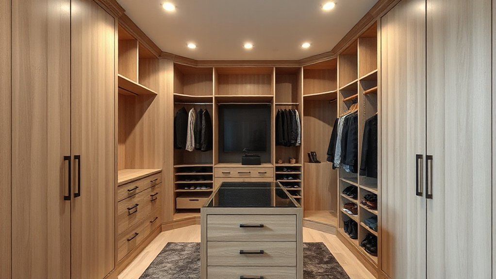 room shape guides wardrobe layout