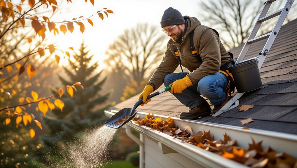 safe gutter cleaning methods